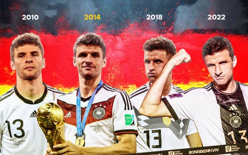 Đội hình Đức 2014 - Tiền đạo Thomas Mueller